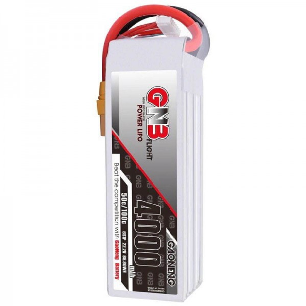 Аккумулятор Lipo для FPV дрона GAONENG GNB 4000mAh 6S 22.2V 50C XT60 ...