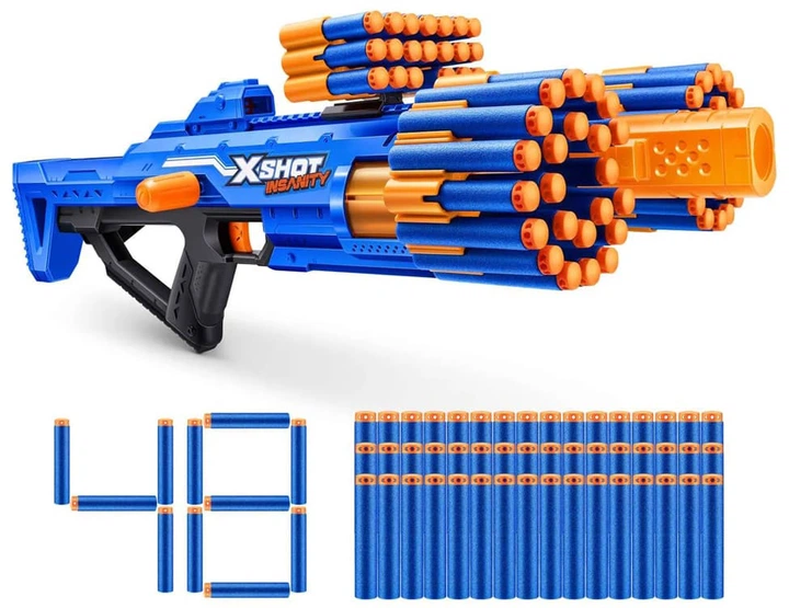 Быстрострельный бластер Zuru X-SHOT Insanity-Berzerko 8 Shot 48