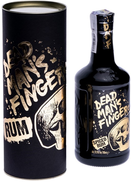 Ром Dead Man's Fingers Spiced 0.7 л 37.5% в подарочной упаковке ...
