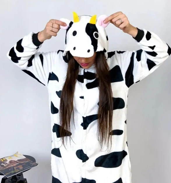 Пижама Кигуруми My Kigu Женская Корова Размер М 155-165 см (105141) - изображение 2