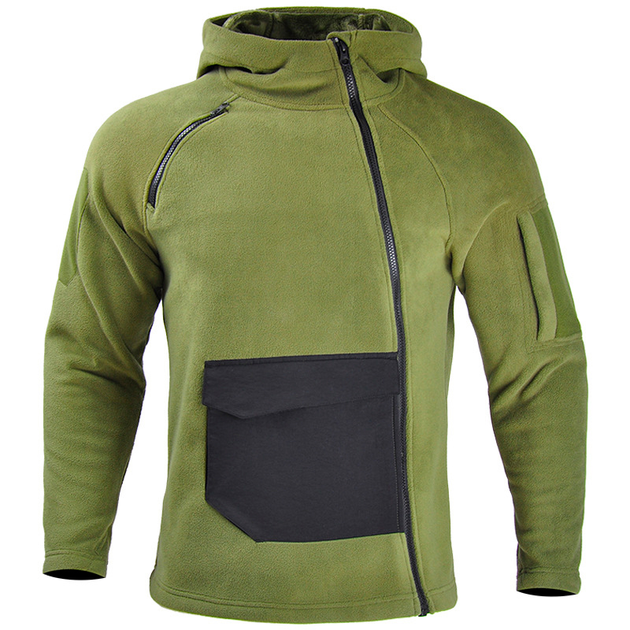 Флисовая толстовка Han-Wild HW021 Green 3XL мужская - изображение 1