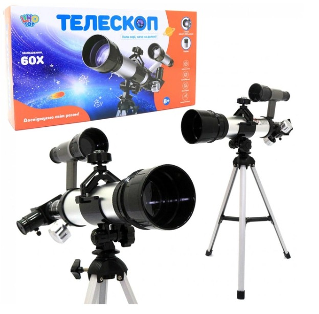 Телескоп астрономический для детей на треноге (увеличение 60x ...