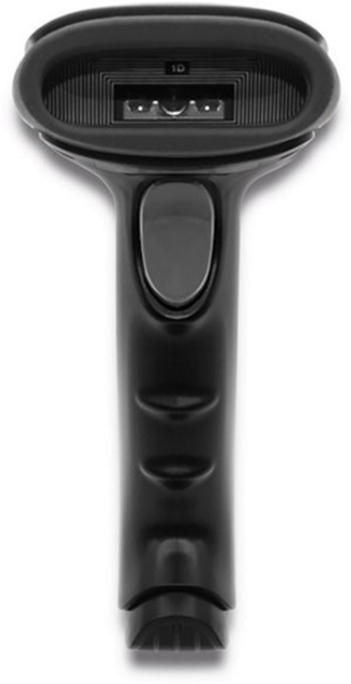 Сканер штрих-кодів Qoltec Laser 1D, CCD, USB Чорний (50866) (5901878508665) - зображення 3