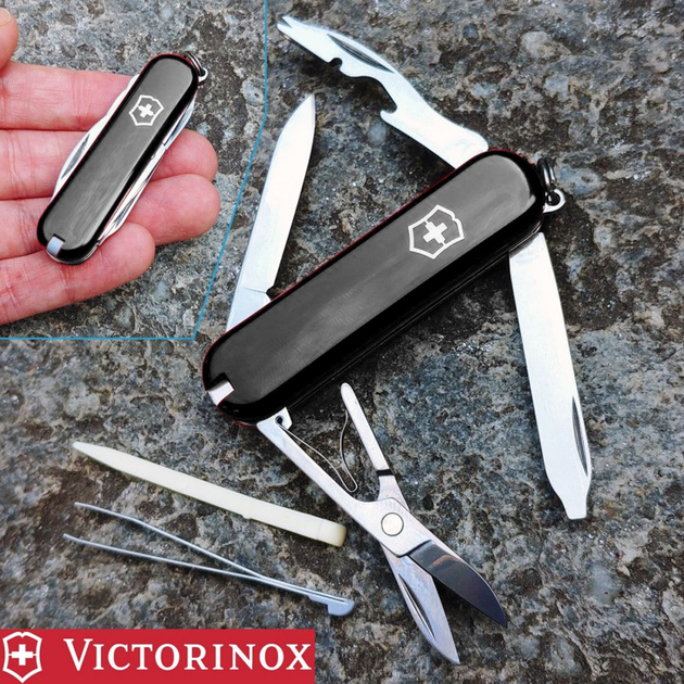Швейцарский нож Victorinox RAMBLER 58мм/10 функций, черный - изображение 2