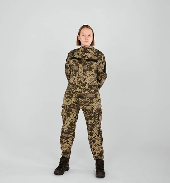 Костюм тактический Пиксель ВСУ штаны и китель , Тактическая форма военная статутная Пиксель Размер 66 - изображение 1