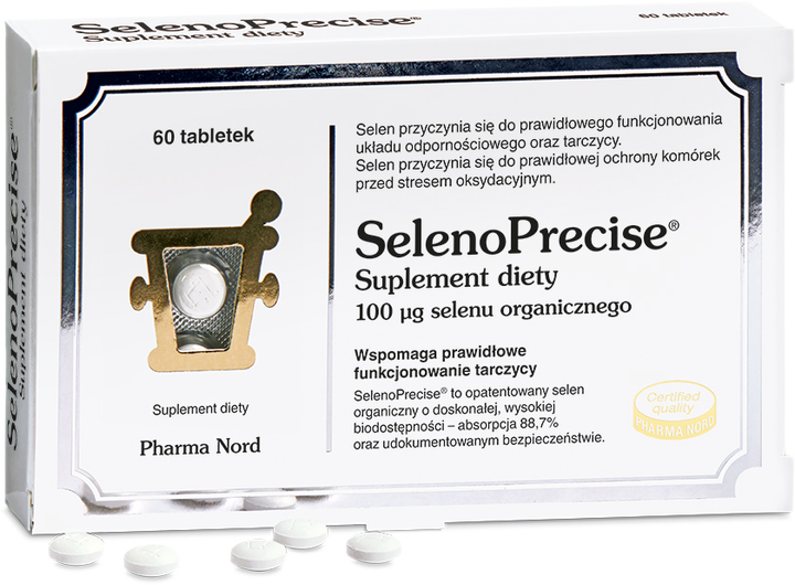 Suplement diety Pharma Nord SelenoPrecise 100 mcg 60 tabletek (5709976023208) - obraz 1