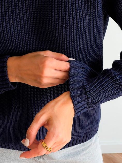 Джемпер женский ARTKNIT Cotton 4 S/M Индиго (4823093442276) - Фото 4 Джемпер женский ARTKNIT Cotton 4 S/M Индиго (4823093442276) - изображение 4