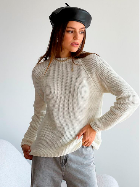 Джемпер женский ARTKNIT Cotton 5 L/XL Кремовый (4823093442252) 