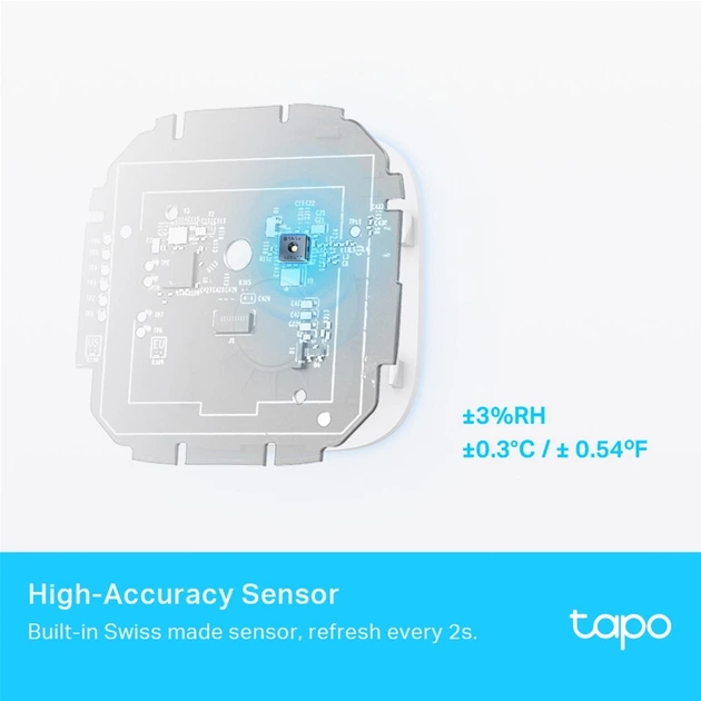 Розумний датчик температури та вологості TP-Link Tapo T315 - зображення 5