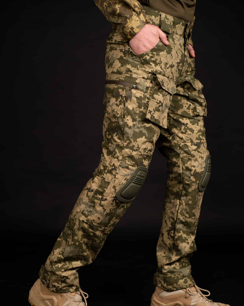 Тактичні штани "Генерал" з наколінниками - піксель XL - зображення 2