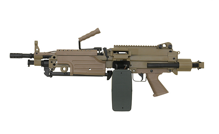 Кулемет A&K TGG AK249P DARK EARTH - зображення 1