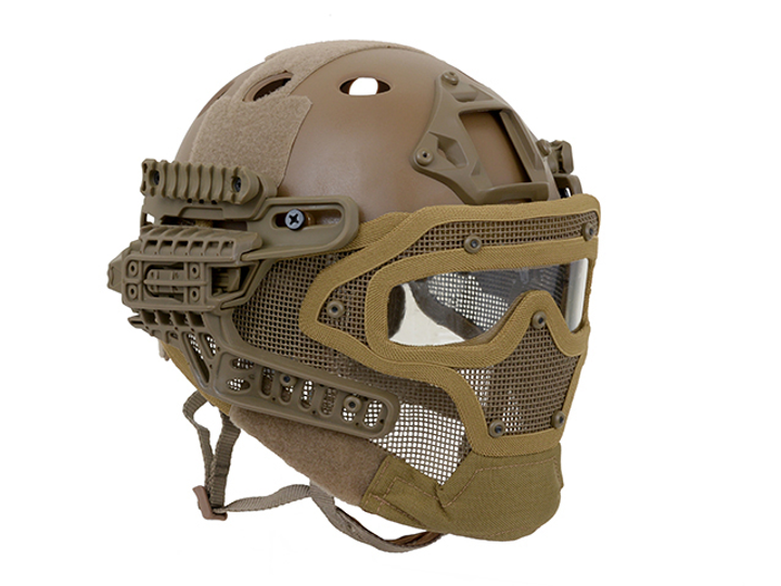 Шолом EMERSON з металевою маскою система G4 TAN (муляж) - изображение 2