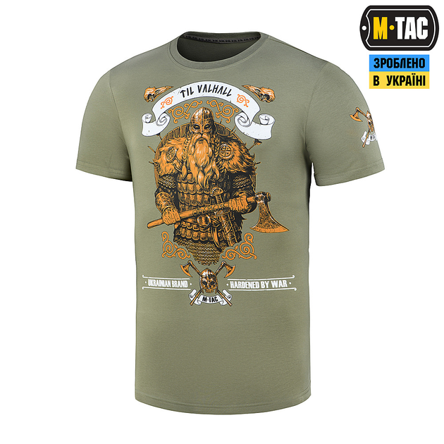 Футболка M-Tac Viking light Olive Size L - зображення 1