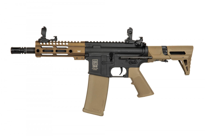 Штурмова гвинтівка Specna Arms M4 SA-C21 PDW CORE X-ASR Chaos Bronze - зображення 1