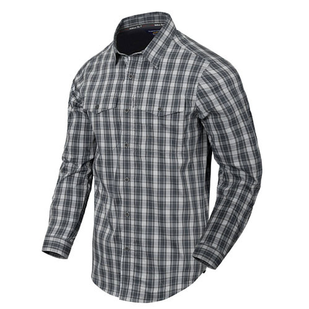 Сорочка Helikon-Tex Covert Conctaled Carry Foggy Grey Plaid Size L - зображення 1