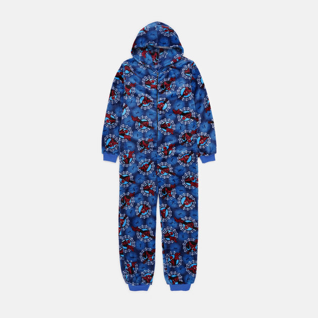 Кигуруми утепленное детское KidsMIX Спайдермен 1055-368 146 см Синее ...