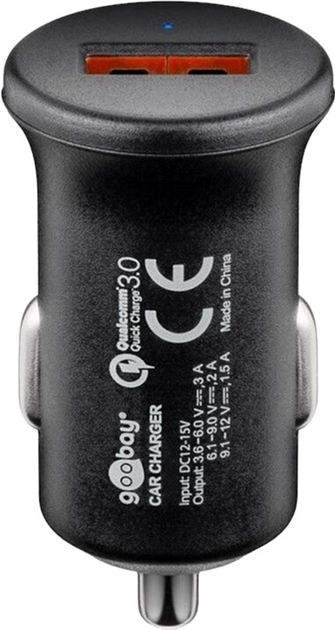Adapter Goobay Quick Charge QC3.0 USB (4040849451621) - obraz 2