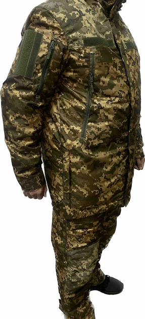 Куртка зимняя утепленная/усиленная тактическая теплая ЗСУ УКР ПИКСЕЛЬ MAX-SV - 8113 L - изображение 2