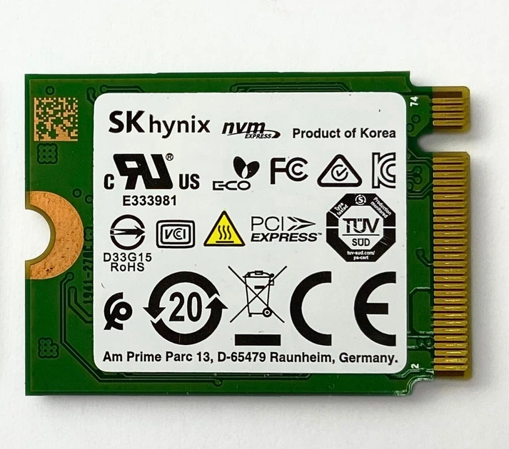 SSD Диск SK Hynix BC511 512GB M.2 2230 NVMe (HFM512GDGTNI-82A0A BA