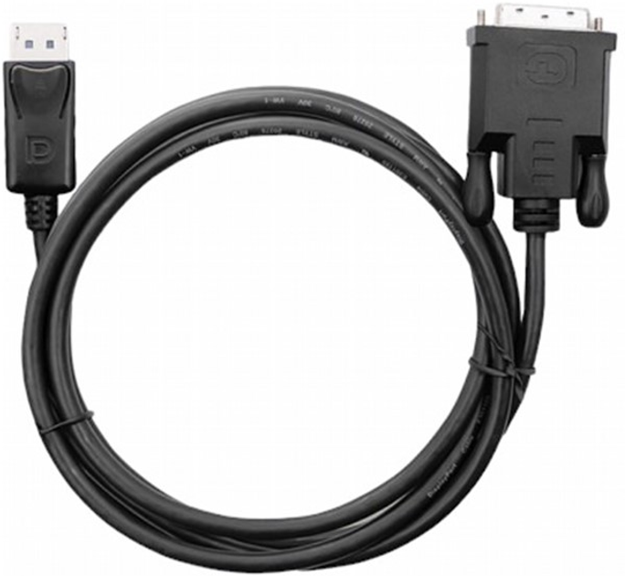 Kabel Qoltec DVI - DisplayPort 1.8 m czarny (5901878503646) - obraz 2