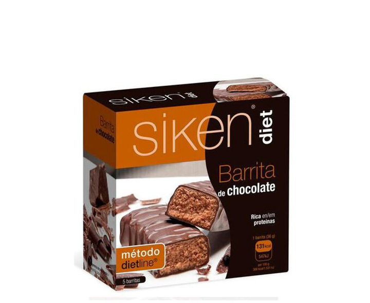 Батончики Siken шоколадні 5 шт (8424657105208) - зображення 1