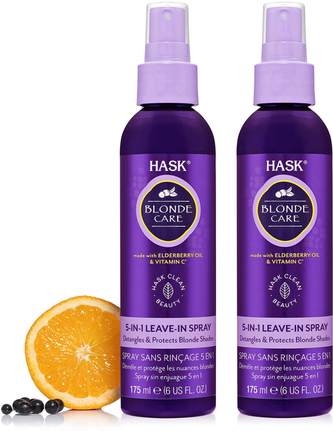 Spraye do włosów Hask Blonde Care 5-In-1 Leave In Spray 175 ml (71164312223) - obraz 1