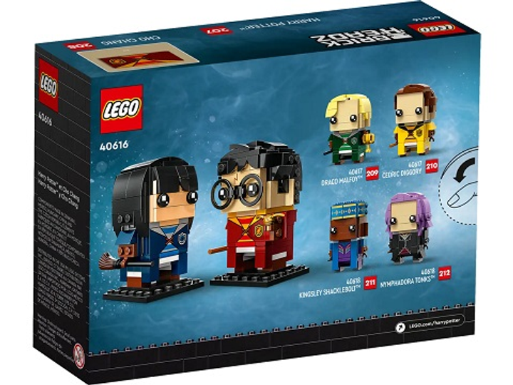 Zestaw klocków LEGO BrickHeadz Harry Potter i Cho Chang 267 elementów (40616) - obraz 2