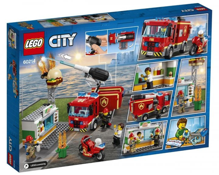 Zestaw klocków LEGO City Na ratunek w płonącym barze 327 elementów (60214) - obraz 2