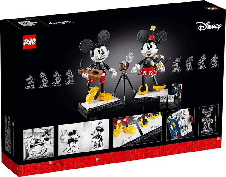 Конструктор LEGO Disney Mickey Mouse & Minnie Mouse Buildable Characters 1739 деталей (43179) (5702016669381) - зображення 1