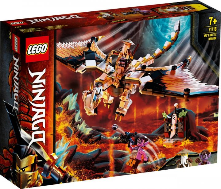 Zestaw klocków LEGO Ninjago Bojowy smok Wu 321 element (71718) - obraz 1