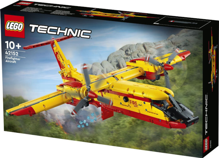 Zestaw klocków Lego Technic Firefighting Plane 1134 części (42152) - obraz 1