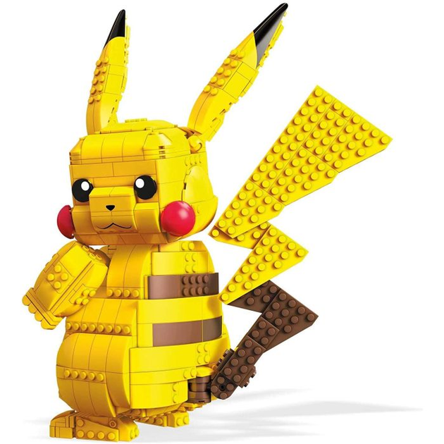 Klocki konstrukcyjne Mega Pokemon Jumbo Pikachu 825 elementów (887961661149) - obraz 3
