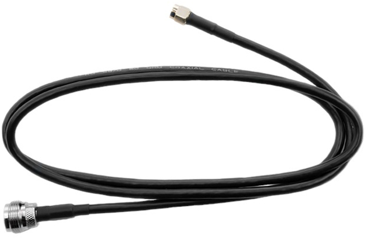 Kabel Qoltec Koncentryczny (N - żeński) - RP-SMA 1 m Czarny (5901878570303) - obraz 2
