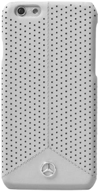 Etui Mercedes Pure Line Leather do Apple iPhone 6/6S Grey (3700740361276) - obraz 1