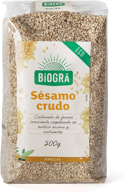 Сирий кунжут Biogra Sesamo Crudo 500 г (8426904171578) - зображення 1