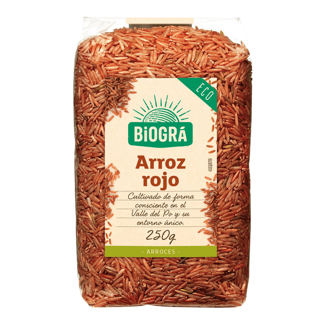 Ryż czerwony Biogra Arroz Rojo 250 g (8426904176702) - obraz 1