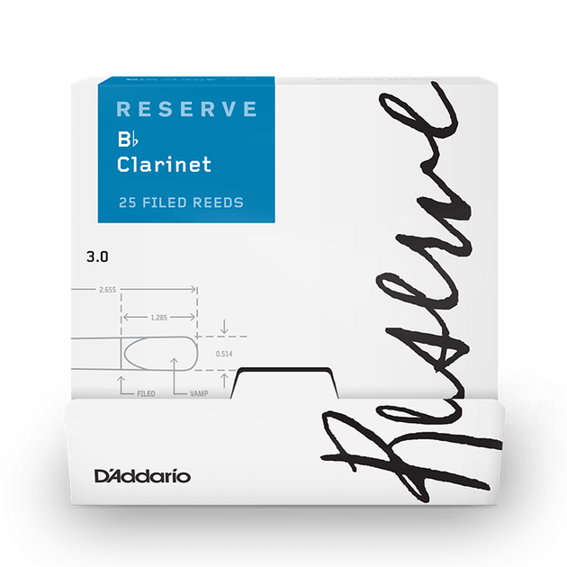 Трость для кларнета D'ADDARIO Reserve Bb Clarinet #3.0 (1шт) - изображение 2