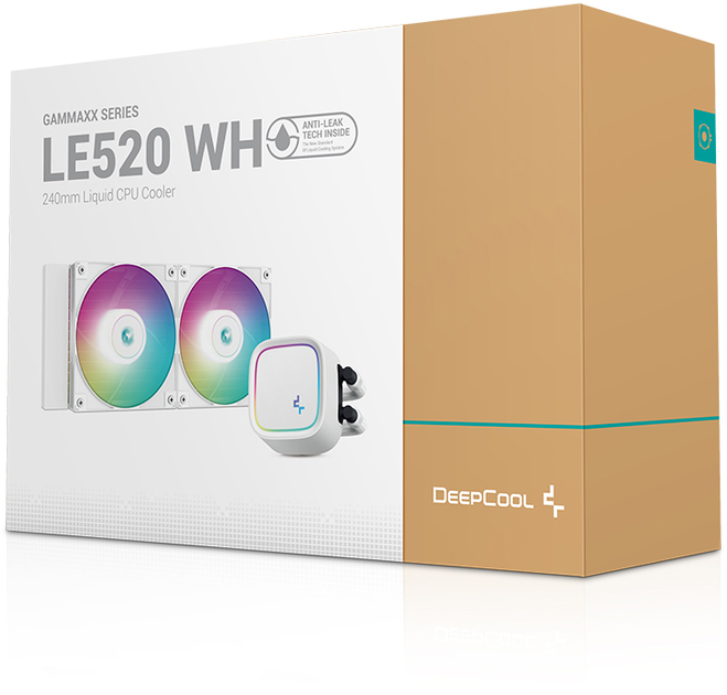 Система водяного охолодження DeepCool LE520 WH ARGB (R-LE520-WHAMMN-G-1) - зображення 7