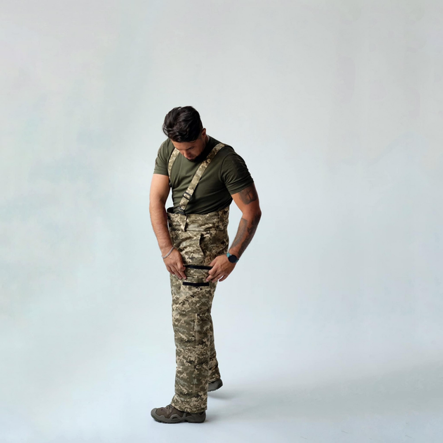 Тактические брюки - штаны пиксель уставные ЗСУ зимние синтепоне Размер 46 - изображение 2
