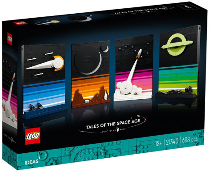 Конструктор LEGO Ideas 21340 Історії з космічних перегонів (5702017452135) - зображення 1