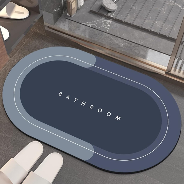 Коврик суперпоглощающий для ванной комнаты Bathroom 60 х 90 см (37579 ...