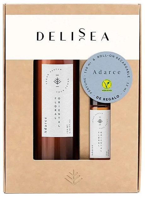 Zestaw damski Delisea Adarce Pour Femme Woda perfumowana damska 150 ml + 12 ml (8436585487561) - obraz 1