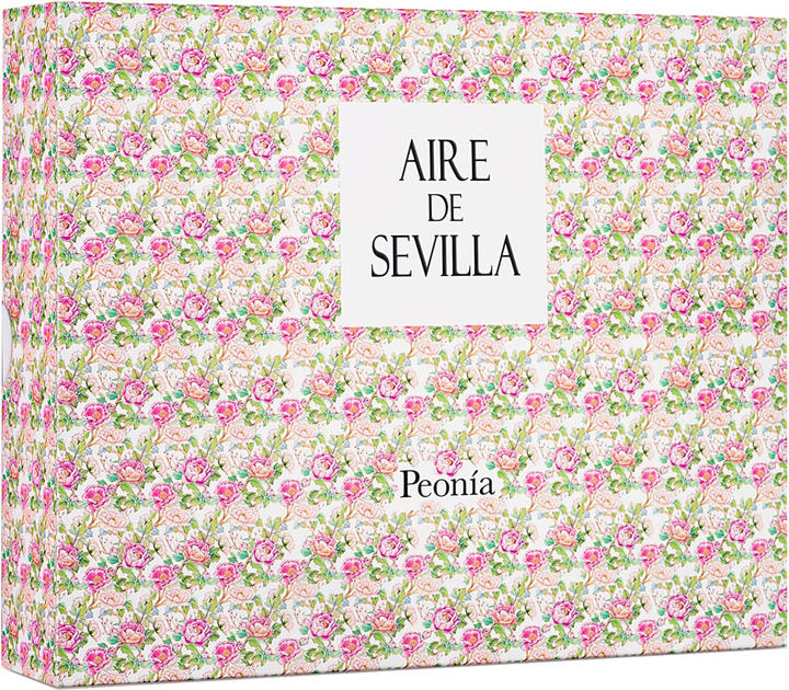 Набір для жінок Instituto Espanol Spray Aire de Sevilla Peonia Туалетна вода 150 мл + Гель для душу 150 мл + Крем для тіла 150 мл (8411047136232) - зображення 1