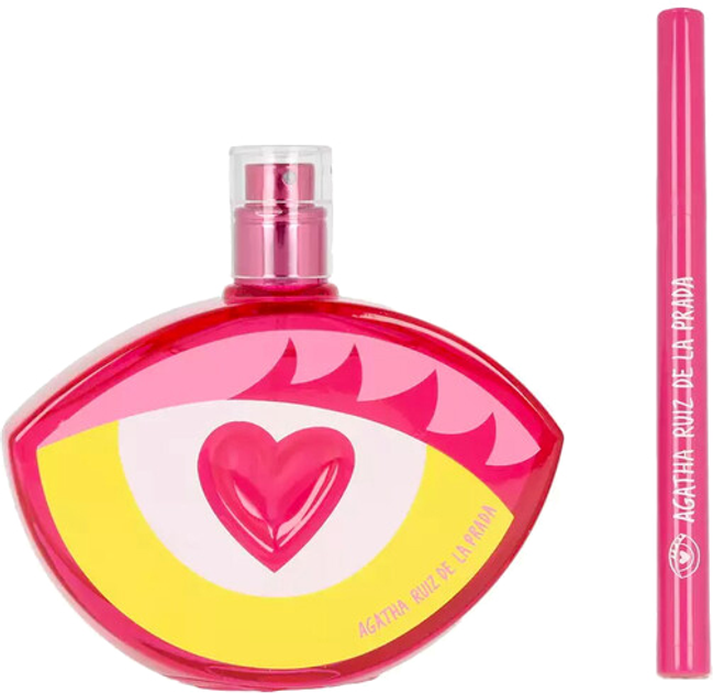 Zestaw damski Agatha Ruiz De La Prada Woda toaletowa 80 ml + Eyeliner (8410225547907) - obraz 1