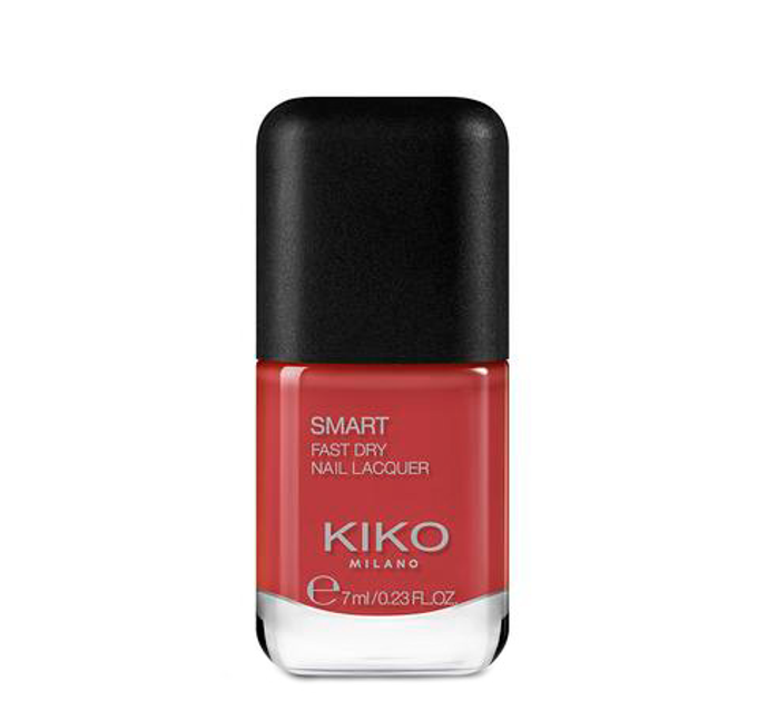 Lakier do paznokci Kiko Milano Smart Fast Dry Nail Lacquer 39 Vintage Red 7 ml (8025272911634) - obraz 1