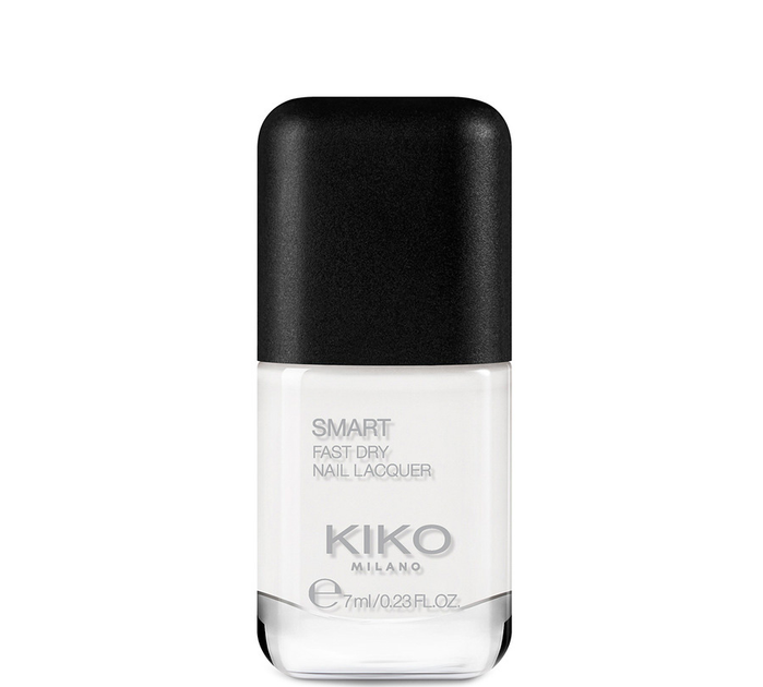 Lakier do paznokci Kiko Milano Smart Fast Dry Nail Lacquer 101 White French 7 ml (8025272912228) - obraz 1