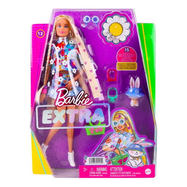 Lalka Mattel Barbie Extra Flower Power (194735024452) - obraz 1