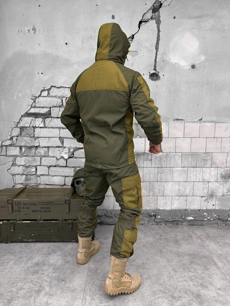 Тактичний теплий військовий комплект ARK/15 ( Куртка + Штани ), Камуфляж: Олива, Розмір: S - зображення 2