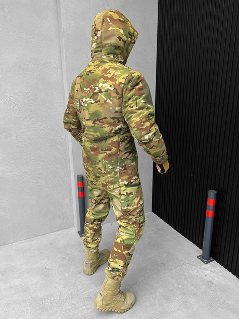 Тактичний зимовий теплий військовий комплект Fragment ( Куртка + Штани ), Камуфляж: Мультикам, Розмір: XL - зображення 2