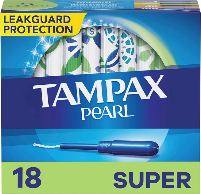 Tampony Tampax Pearl Super 18 szt. (8001841536903) - obraz 1